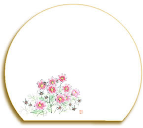 紙のランチョンマット　既製品　こすもす